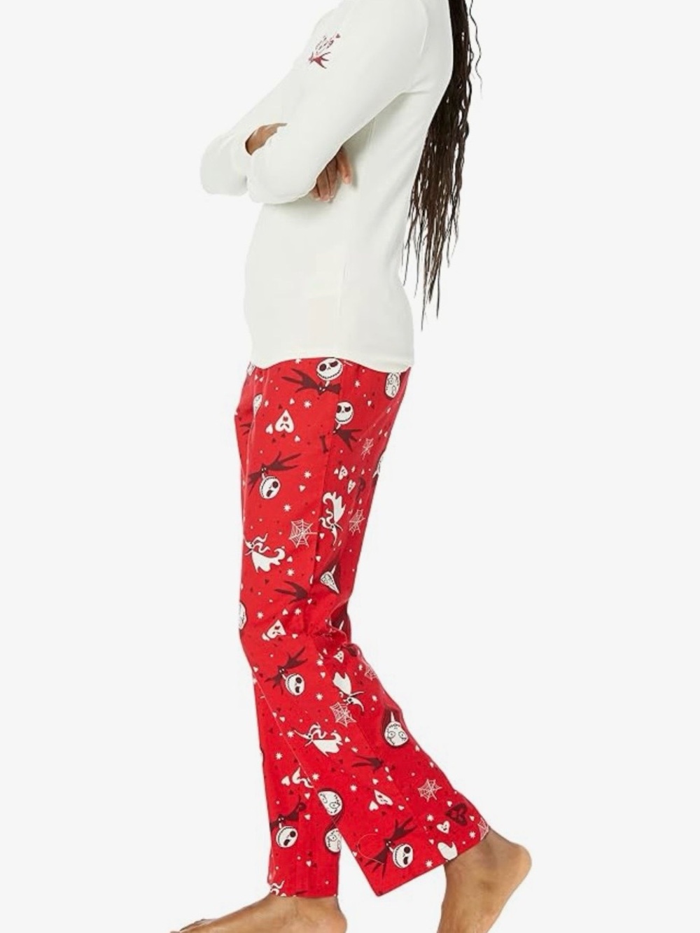 Disney The Nightmare Before Christmas Pajama Set Jack & Sally Size S